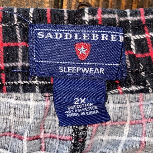 Saddlebred Men's Sleepwear-Size 2XL - Picture 3 of 4